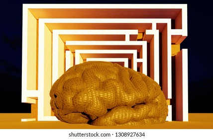 Solving a riddle 3d rendering