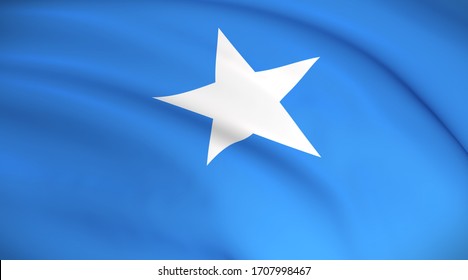 Somalia National Flag Somali Flag Waving Stock Illustration 1707998467 ...