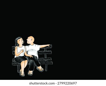 Sometimes the deepest love is found in the simplest moments : sitting close, listening carefully and speaking from the heart