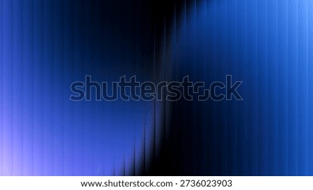 Sophisticated blue gradient pattern showing vertical bar elements, deep navy shadows, luminous center glow, contemporary architectural digital art