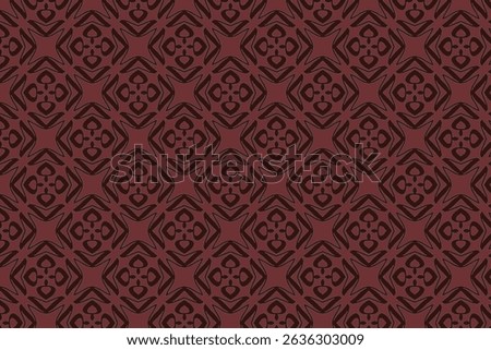 Sophisticated pattern with repeating abstract forms. Perfect for modern home decor, packaging, and fashion prints.