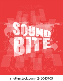 1,076 Sound Bites Images, Stock Photos & Vectors | Shutterstock