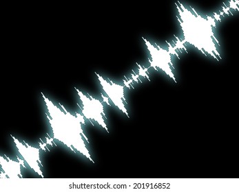 Sound Wave Background Showing Equalizer Or Amplifier 