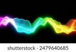 Sound wave equalizer,Prismatic Pulse neon light,Digital Energy Pulsing