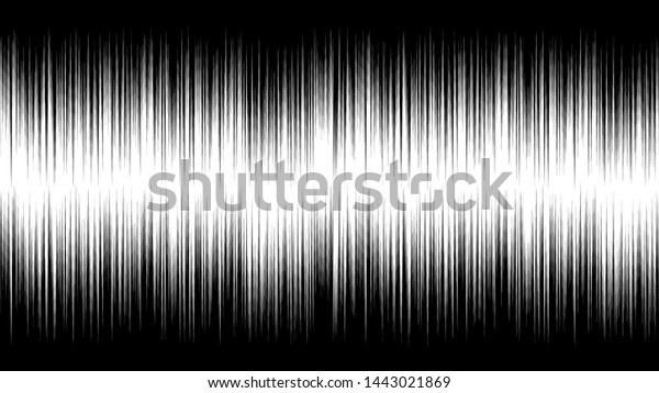 Sound wave line music abstract background.\
Pattern black and white illustration.\
