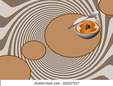 Soup background with space (poster, web, leaflet, magazine) - Powered by Shutterstock