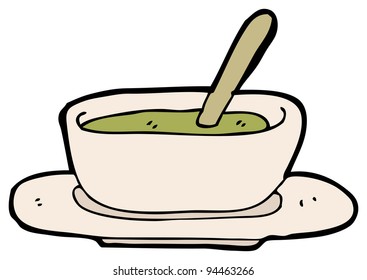 soup bowl cartoon