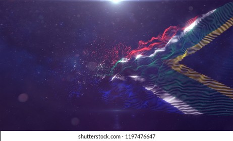 South Africa Flag For Background