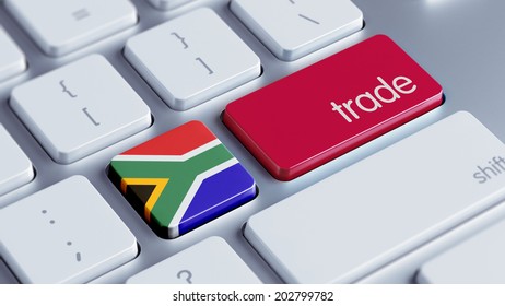 South Africa High Resolution Trade Concept