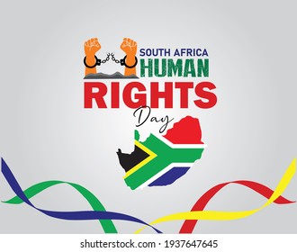 South Africa Human Rights Day. National Day Of South Africa. Suitable For Greeting Card, Poster And Banner.
