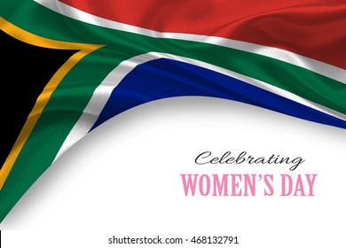South Africa National Women's Day Concepts Background, 3D Illustration. 