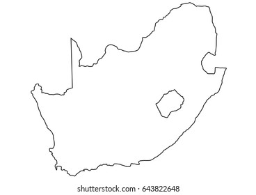 South African Border Illustration Clear Stock Illustration 643822648 ...