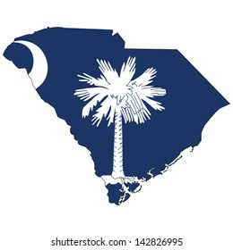 Map Flag State South Carolina Stock Vector (Royalty Free) 33903022 ...