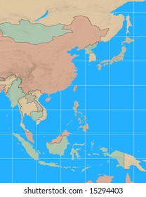 国境を持つ東南アジアの地図 のイラスト素材 Shutterstock
