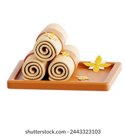 Spa Retreat for Hotel Facility 3D Icon Illustration - Powered by Shutterstock