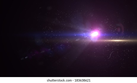 Space abstract lights