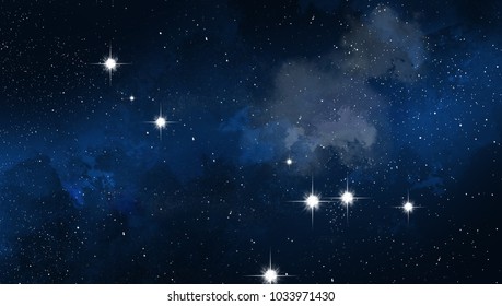 Space background, abstract