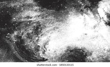 Space Black White Background Wallpaper Pattern Stock Illustration ...