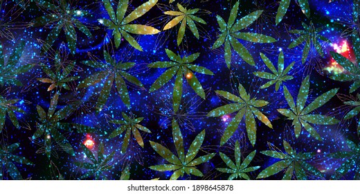 weed background tile