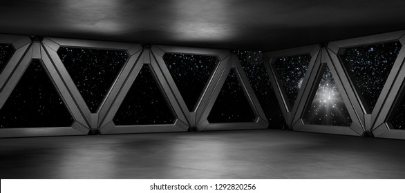 Space environment, ready for comp of your characters.3D rendering