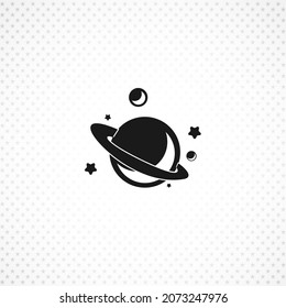 Space Junk Isolated Icon On White Background.