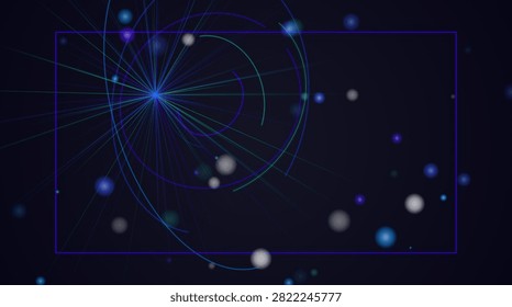 Space particles collision with cosmic background