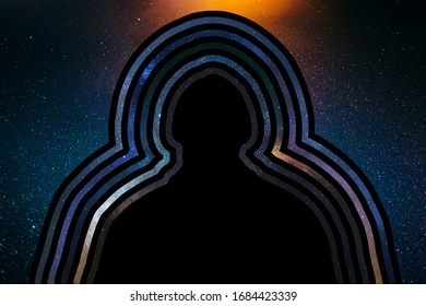 Space Ripple Effect Around Person