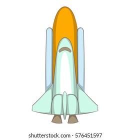 Space Shuttle Icon Cartoon Illustration Space Stock Illustration ...