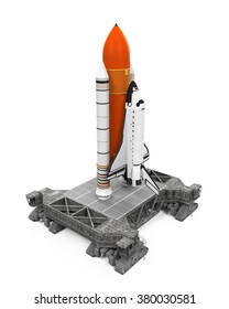 Space Shuttle and Mobile Launcher Platform