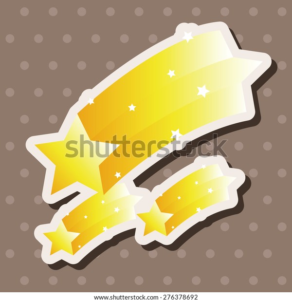 Space star , cartoon sticker\
icon