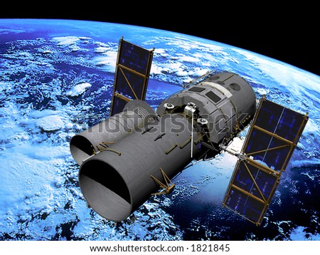 Space Telescope in Orbit