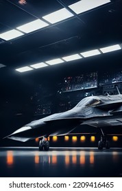 Spaceships, Spaceships, Jets, Super Cool And Modern, 3D Illustration.