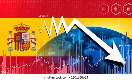 Spain Economic Growth Expected To Slow Down. Supply Chain Crisis Slows Economic Growth.