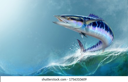 324 Wahoo fishing Images, Stock Photos & Vectors | Shutterstock