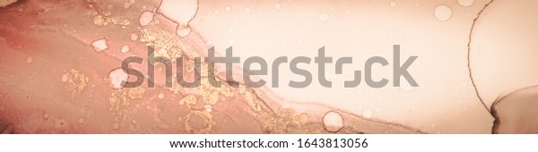 Spanish Marble Brown Alcohol Ink Design Stock Illustration 1643813056