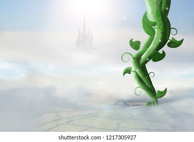 Sparkling Giant Magic Beanstalk With