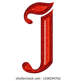 Royalty Free Glittery Letter J Images Stock Photos Vectors