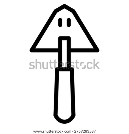 Spatule Construction Tool Line Icon
