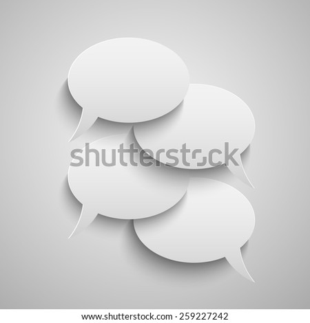 Speach bubbles for your design