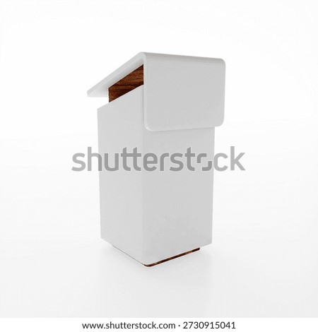 Speaker podium for event or presentation. 3d rendering. 3d illustration.