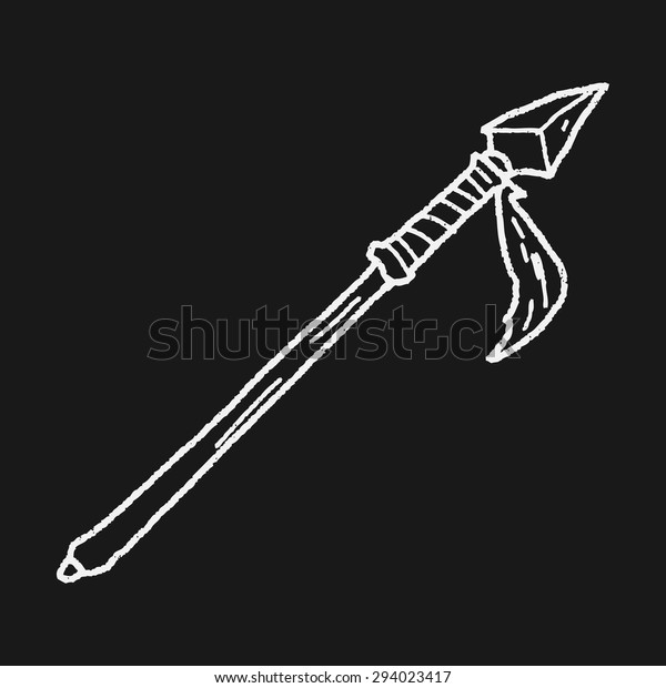 Spear Doodle Stock Illustration 294023417 | Shutterstock