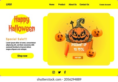 Special Happy Halloween Landing Page