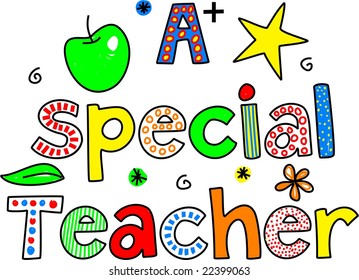 Special Teacher Stock Illustration 22399063 