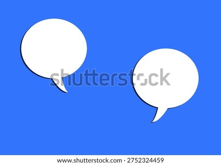 speech bubble on teal background. Simple and modern comic-style chat or message bubble, perfect for digital communication, dialogue, messaging apps, comics, and social media content.