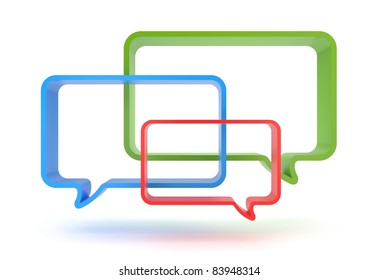 Speech bubbles