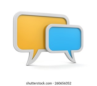 speech bubbles (clipping path included)	