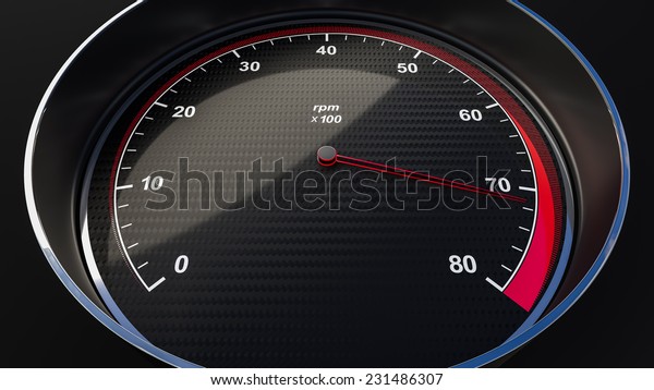 Speed gauge illustration for motion or power\
concepts. Render\
image