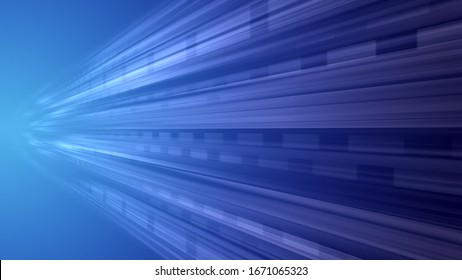 Speed Light Data Network Stream Technology abstract 3D illustration background