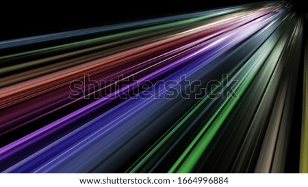 Speed Light Data Network Stream Technology abstract 3D illustration background