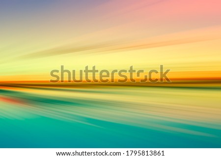 Similar – Sunrise in the sea for background